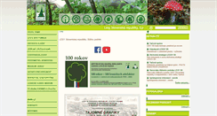 Desktop Screenshot of lesy.sk